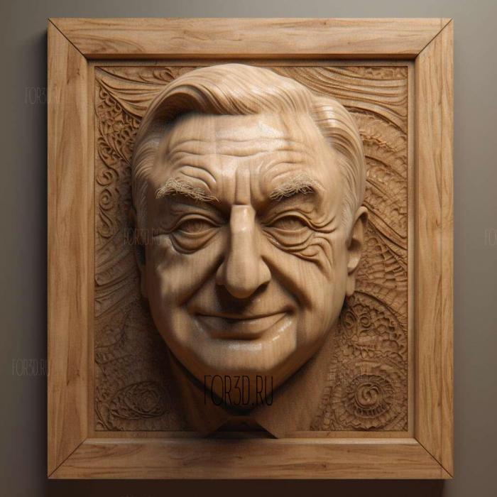 George Soros 3 stl model for CNC